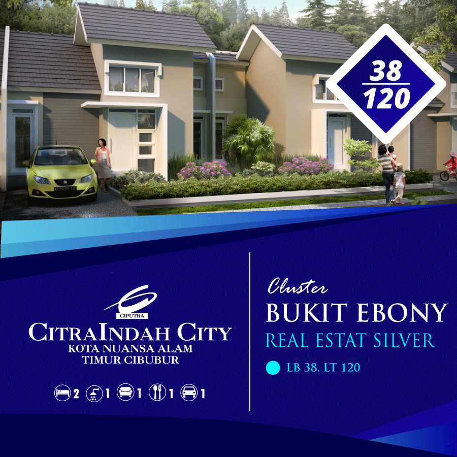 1 unit Ebony 38/120, CitraIndah City
