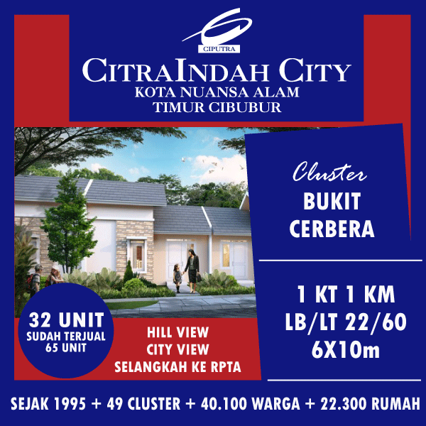 cerbera 22/60 citra indah city