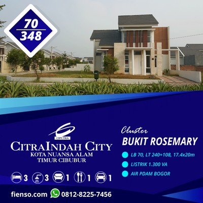  cluster Bukit Rosemary, perumahan CitraIndah City