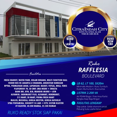 Ruko Rafflesia Citraindah city