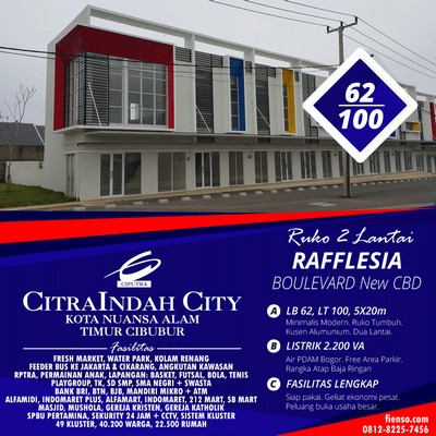 Ruko Rafflesia Citraindah city
