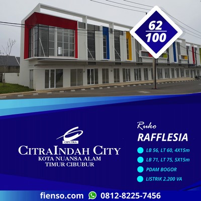 ruko rafflesia citraindah city
