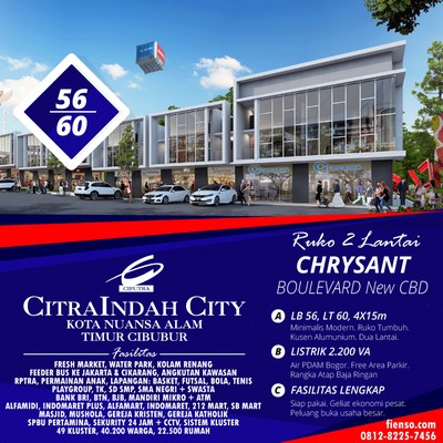 ruko chrysant citraindah city
